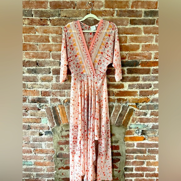 HD in Paris Anthropologie Varina Maxi Dress, size 6 - Picture 1 of 11